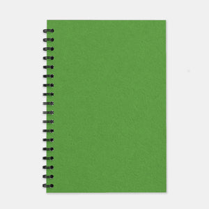 Anisgrünes Recycling-Notizbuch, 180 x 250 einfache Seiten