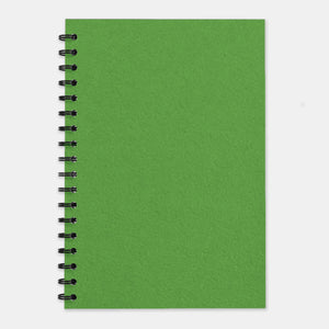 Recycled anise green notebook 210x297 lined pages