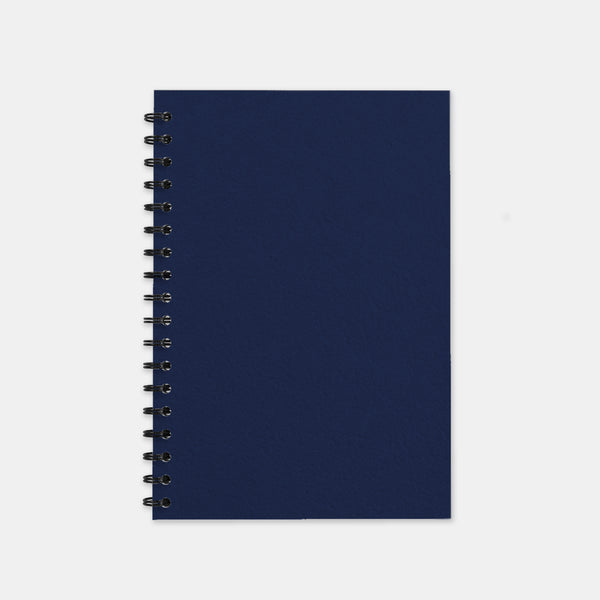 Marine recycled notebook 148x210 lined pages