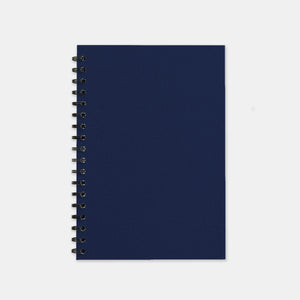 Marine recycled notebook 148x210 plain pages