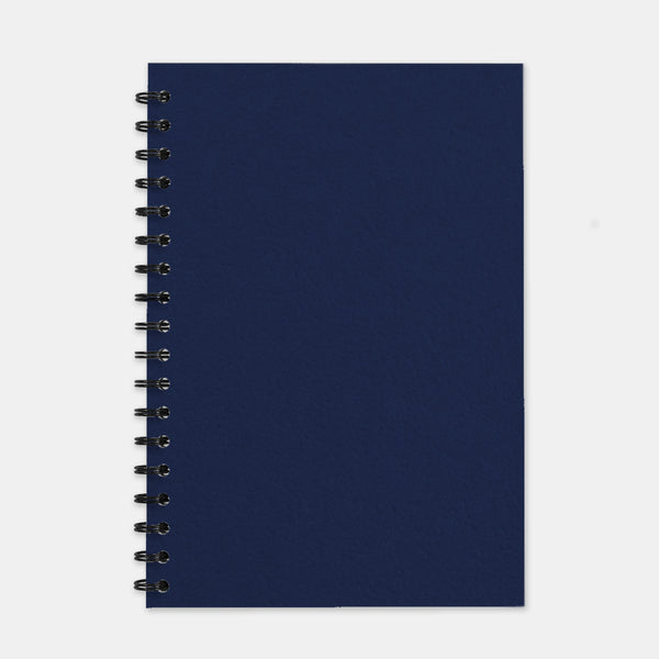 Marine recycled notebook 180x250 plain pages