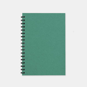 Carnet recycle vert turquoise 148x210 pages lignées