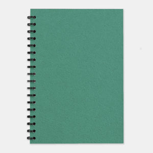 Turquoise green recycled notebook 210x297 plain pages