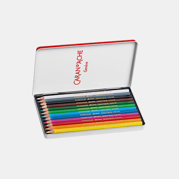 Box of 12 Swisscolor colored pencils