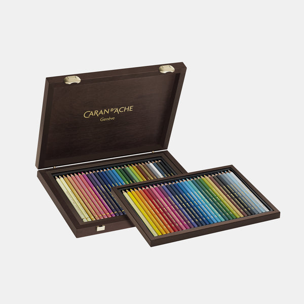 Coffret cadeau crayon de couleur 80 Supracolor + 80 Pablo Carand'Ache –  L'Art du Papier Paris