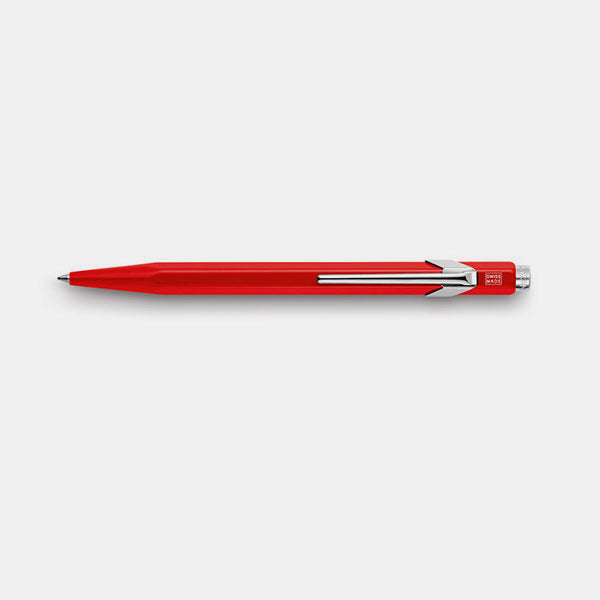 Caran d'Ache 849 POPLINE red ballpoint pen – L'Art du Papier Paris