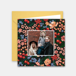 Personalized first flowers of the year greeting card