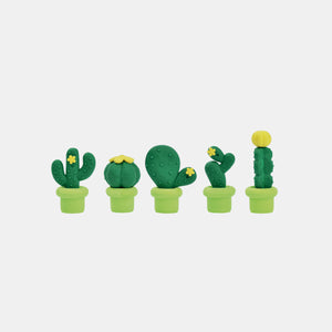 Set of 5 Cactus Erasers