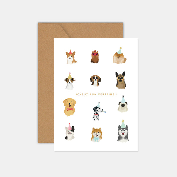 Birthday Card - Dogs