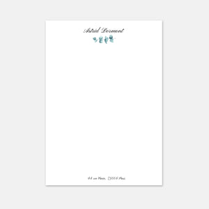 Petite carte de correspondance Eucalyptus – L'Art du Papier Paris