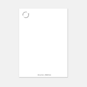 Papier à lettre - A4 Moderne Cercle