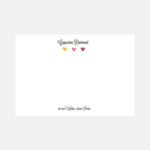 Carte de correspondance Petit Coeur