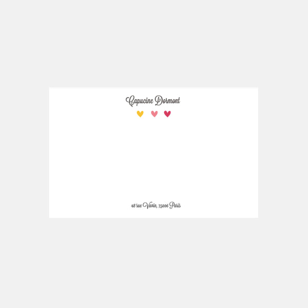 Small Little Heart correspondence card