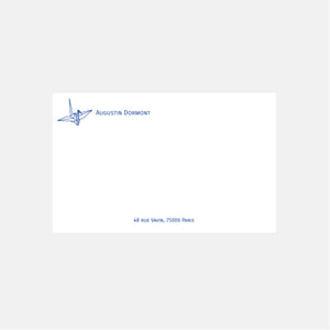Small Origami correspondence card