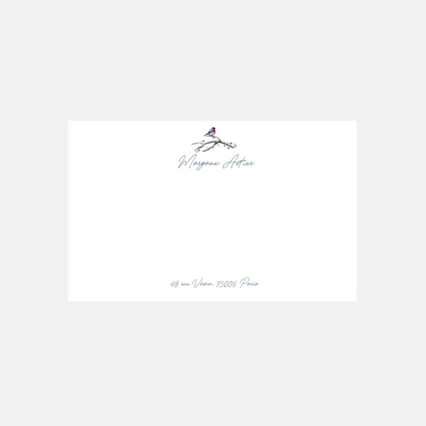 Small Bird correspondence card
