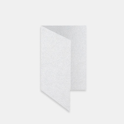 Rectangular pre-folded card 170x230 metallic crystal