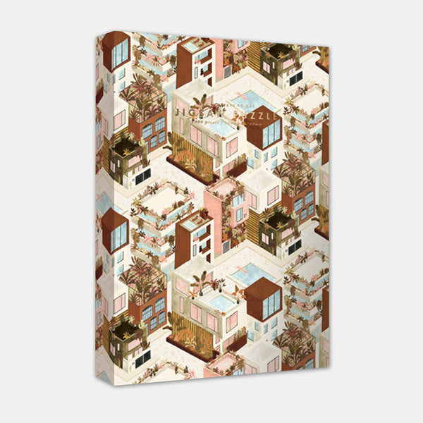 Puzzle City terracota - 1000 pièces