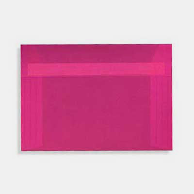 Enveloppe 162x229 mm calque rose vif