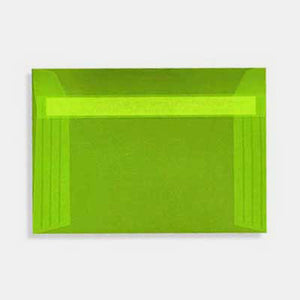 Enveloppe 162x229 mm calque vert printemps