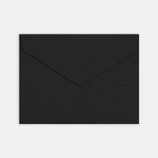 Envelope 140x190 mm black vellum