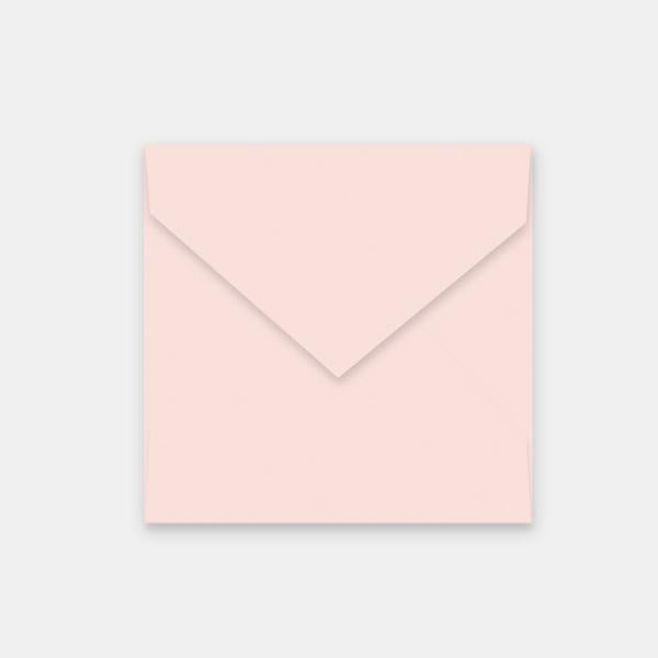 Envelope 155x155 mm pale pink vellum