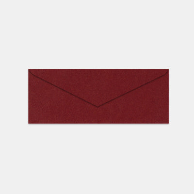 Envelope 72x205 mm burgundy vellum