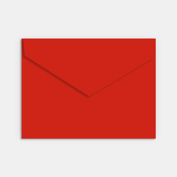 Envelope 140x190 mm red vellum