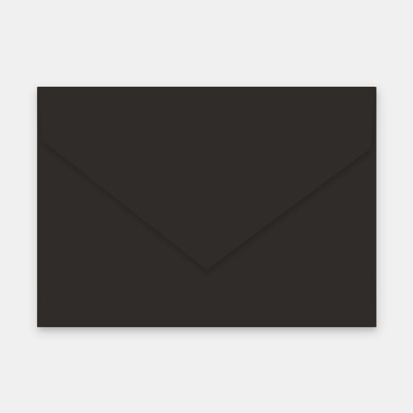 Envelope 229x324 mm black vellum