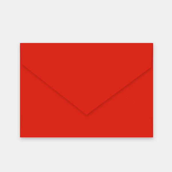 Envelope 165x215 mm red vellum