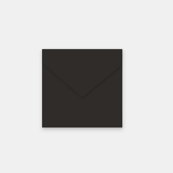 Enveloppe carree en papier velin noir, Enveloppe 120x120 velin Noir :Art du  Papier – L'Art du Papier Paris