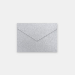 Envelope 90x140 mm silver metallic