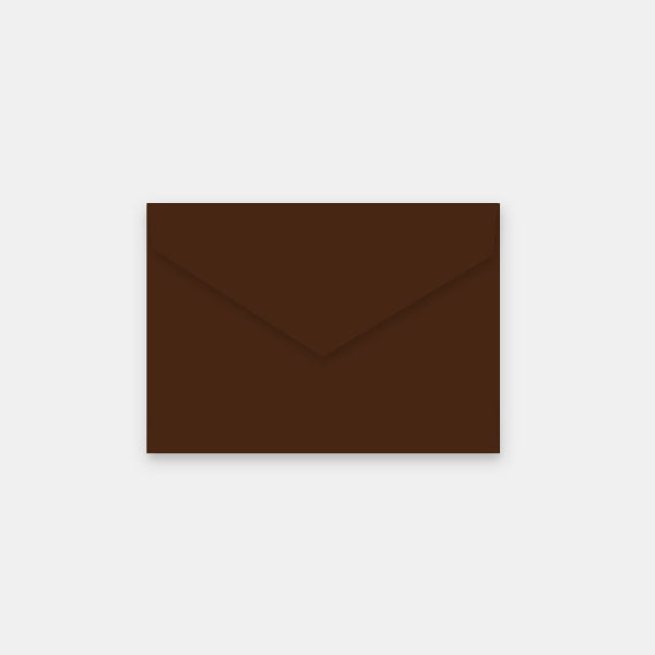 Envelope 90x140 mm chocolate vellum