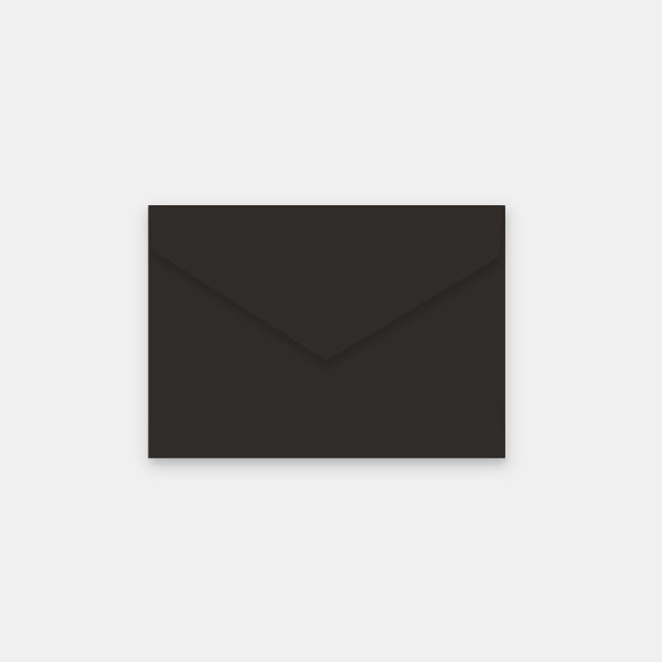 Envelope 90x140 mm black vellum