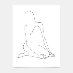 Limited Edition Art Print Woman Yoga - 03