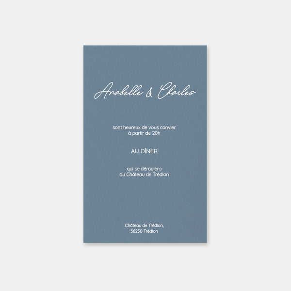 Elegance kraft wedding invitation card