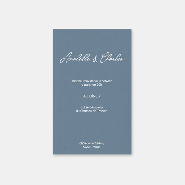 Elegance kraft wedding invitation card