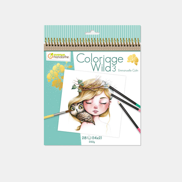 Wild 3 coloring book