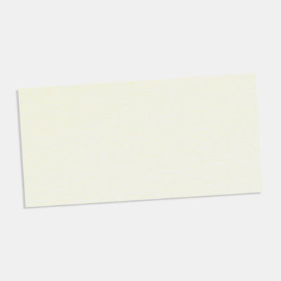 Pack of 50 cards 105x210 cream laid