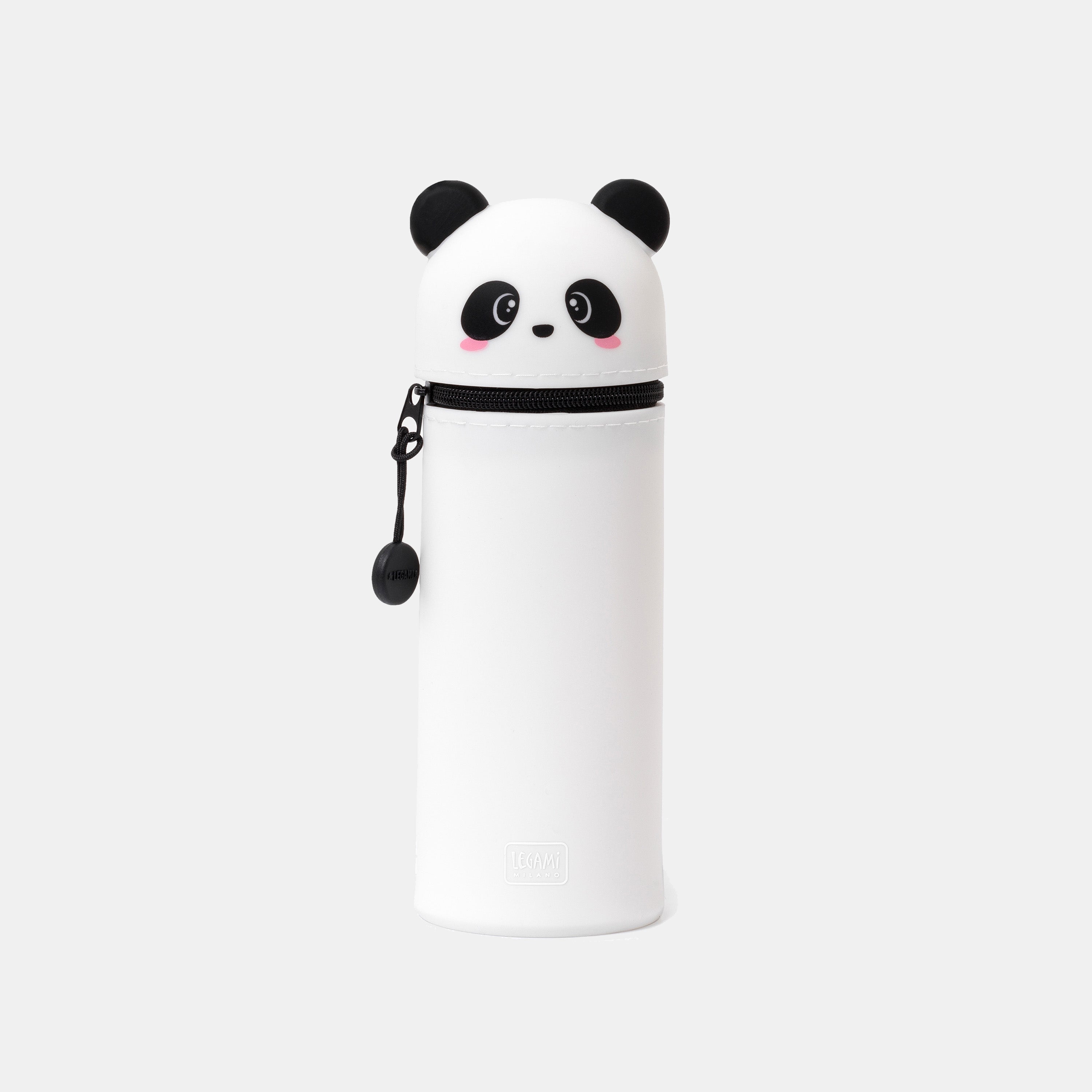 Trousse scolaire rectangulaire Kids Noire Panda