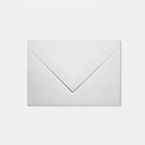 Pack of 25 envelopes 114x162 extra white French laid