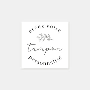 Tampon personnalisé naissance Tigre – L'Art du Papier Paris