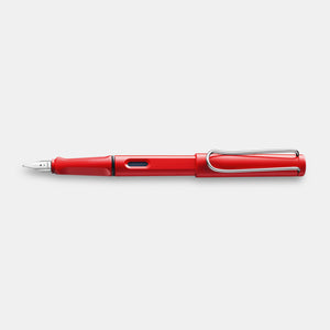 Safari fountain pen - red