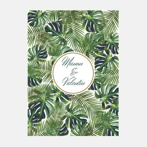 Jungle Tropical Wedding Invitation