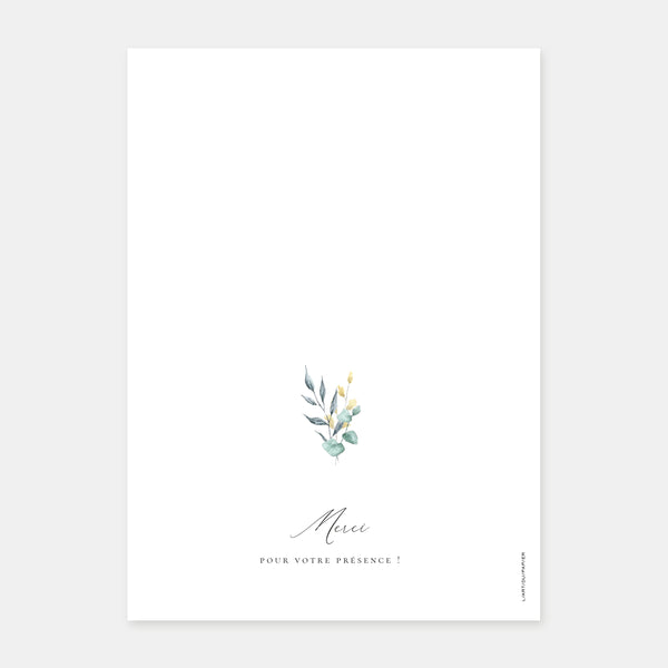 Juliet's crown wedding booklet