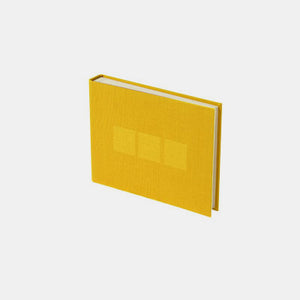 Photo album 21x15 yellow canvas cream interior