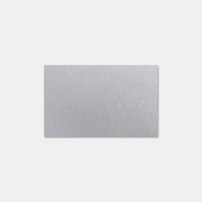 Pack of 50 cards 85x135 silver metal