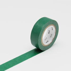 Plain peacock green masking tape