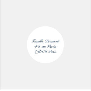 Personalized birth stickers - 48ex