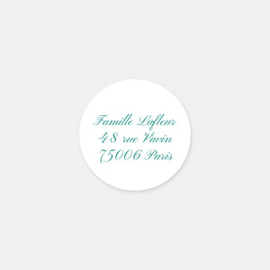 Personalized Traditional birth stickers