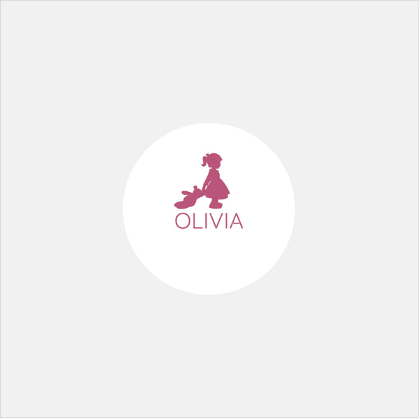 Personalized birth stickers Girl Silhouette